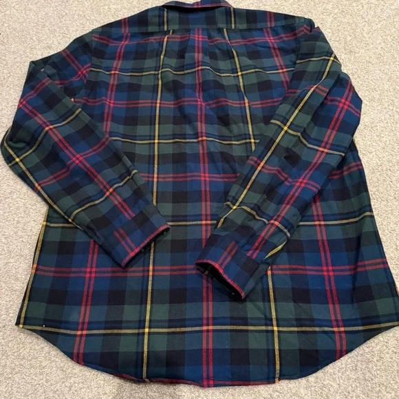 Polo by Ralph Lauren Classic Fit Plaid Oxford Shirt Men's Size L 100% Co… - Picture 3 of 7